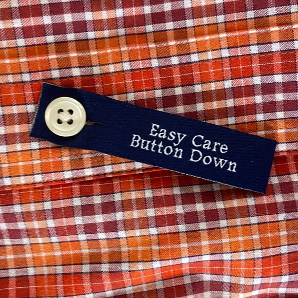 New Chaps Plaid Easy Care Button Down Shirt Men's Size XL - Picture 5 of 11